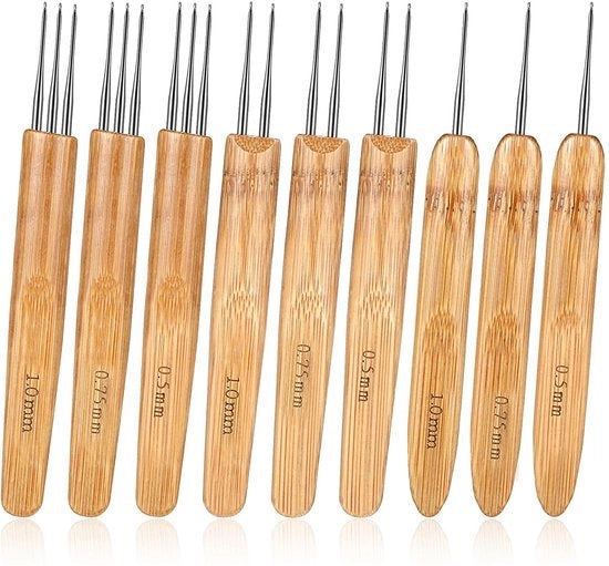 Set di ago per dreadlock ergonomico da 9 pezzi