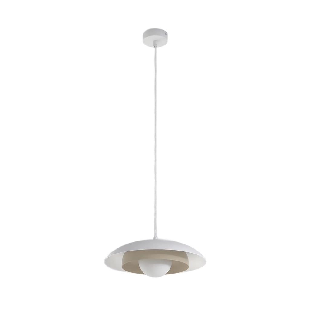 Lampada a sospensione SKIN bianco/beige doppio G9 Emibig