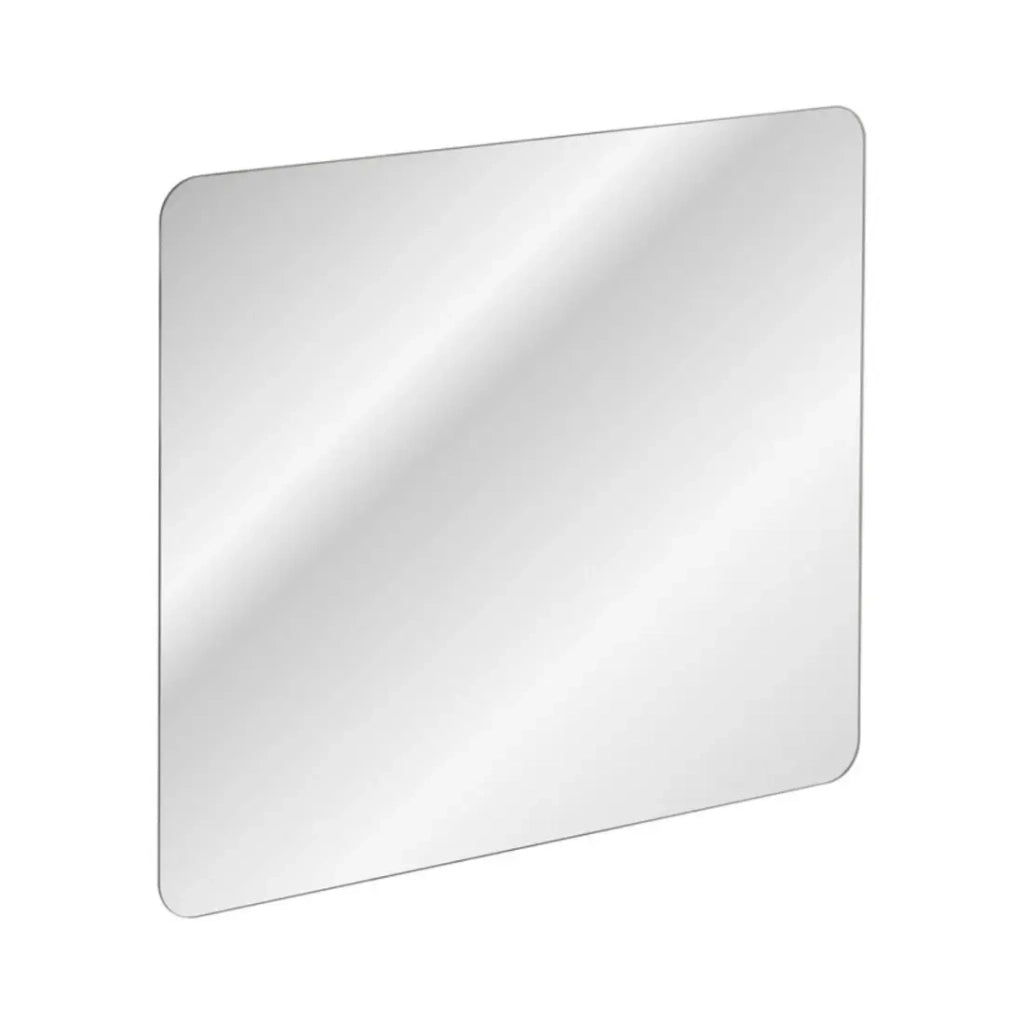 Set ICON: mobile sottolavabo 80cm + piano per lavabo + lavabo da appoggio + specchio + lampada LED + colonna