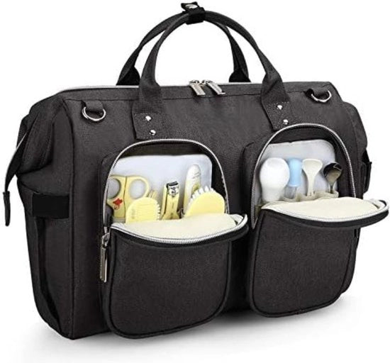 Set di cura per bambole - 36 x 18 x 34 cm - Grigio scuro