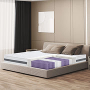 Materasso a molle Insacchettate e Memory matrimoniale 170x200 altezza 20 cm |Medio Rigido , Automodellante, Ortopedico | Rivestimento Anallergico e Traspirante