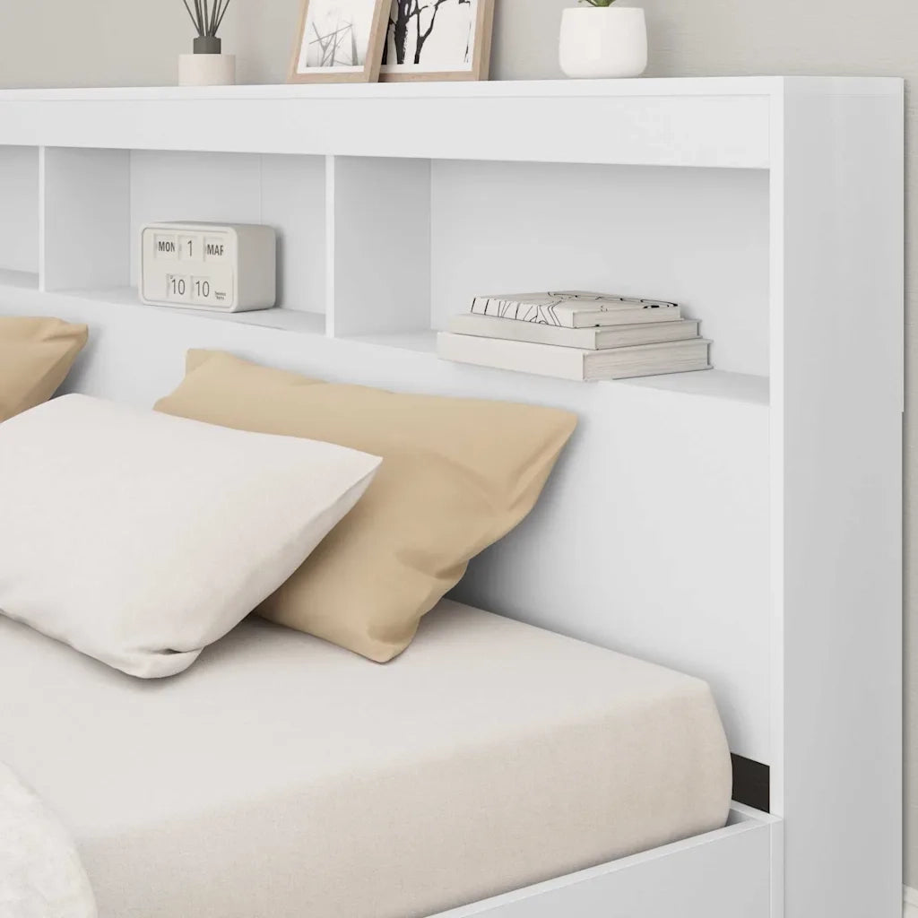 Testata contenitore Bianco 180 cm Legno multistrato 3335509