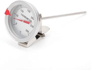 Termometro per cucina meccanico - Termometro digitale per cucina - Termometro in acciaio inossidabile - Termometro per liquidi - Intervallo di temperatura 50℃ a 300℃ - Display grande - Termometro per liquidi per cucina