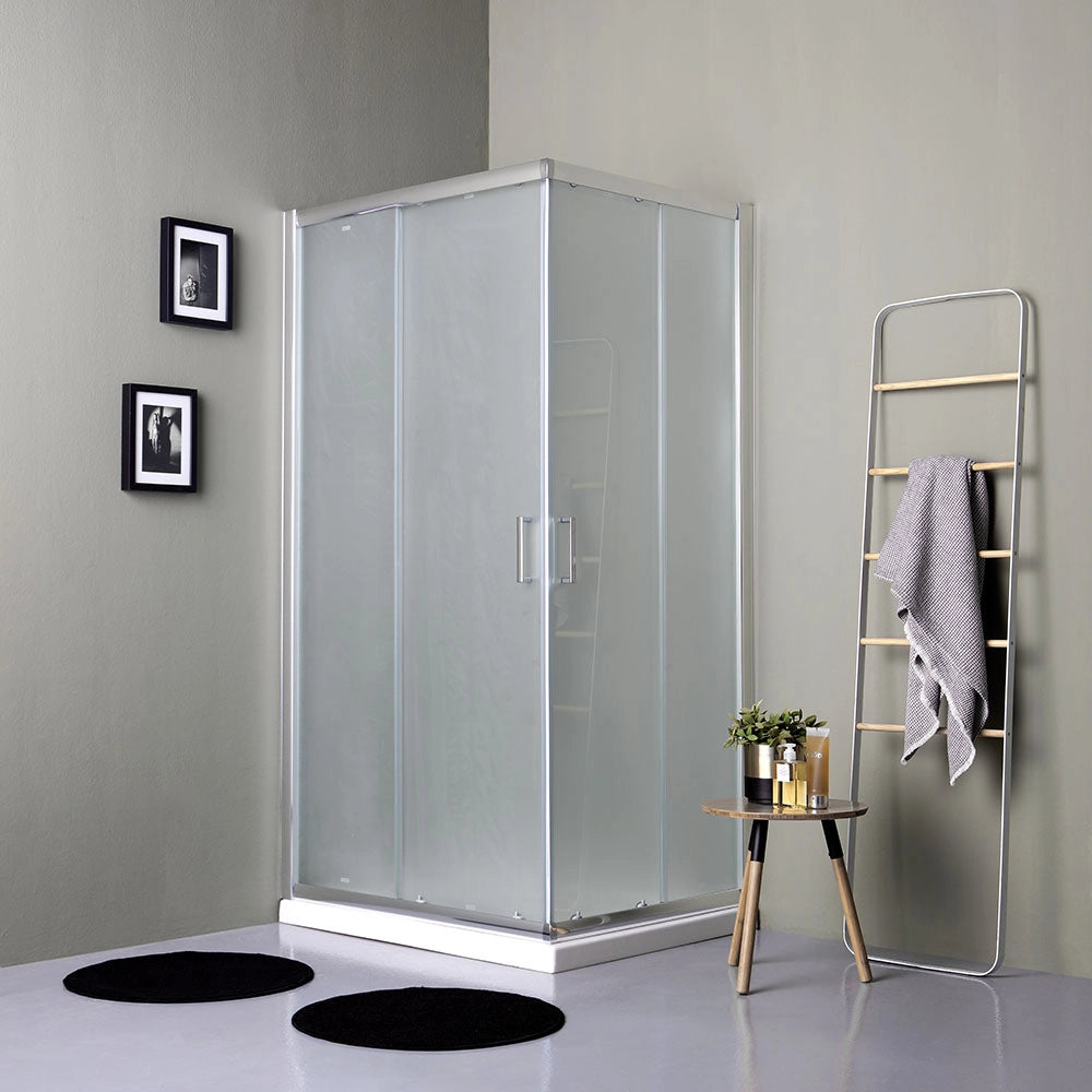 Cabina doccia rettangolare 90x70 satinato