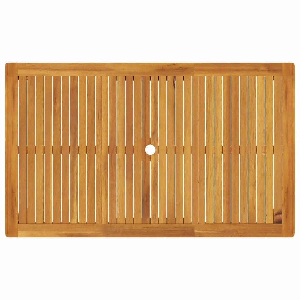 Set da pranzo da giardino 7 pezzi Naturale 3434573