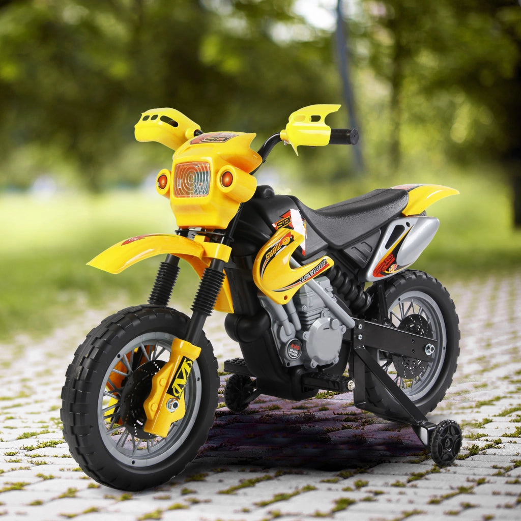 Moto Elettrica per Bambini Cross ¨C Minimal ¨C Giallo e Nero 25KG