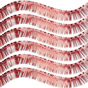 Decorazioni a frange 6 pacchetti - Rosso oro metallic - Decorazione appesa - Frange - Foglia - Adesiva - Decorazioni a frange