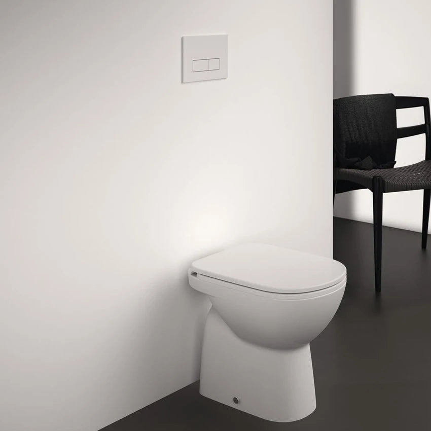 SEDILE IDEAL STANDARD  I.LIFE A PER VASI PAVIMENTO NO FILOMURO BIANCO SOFT CLOSE