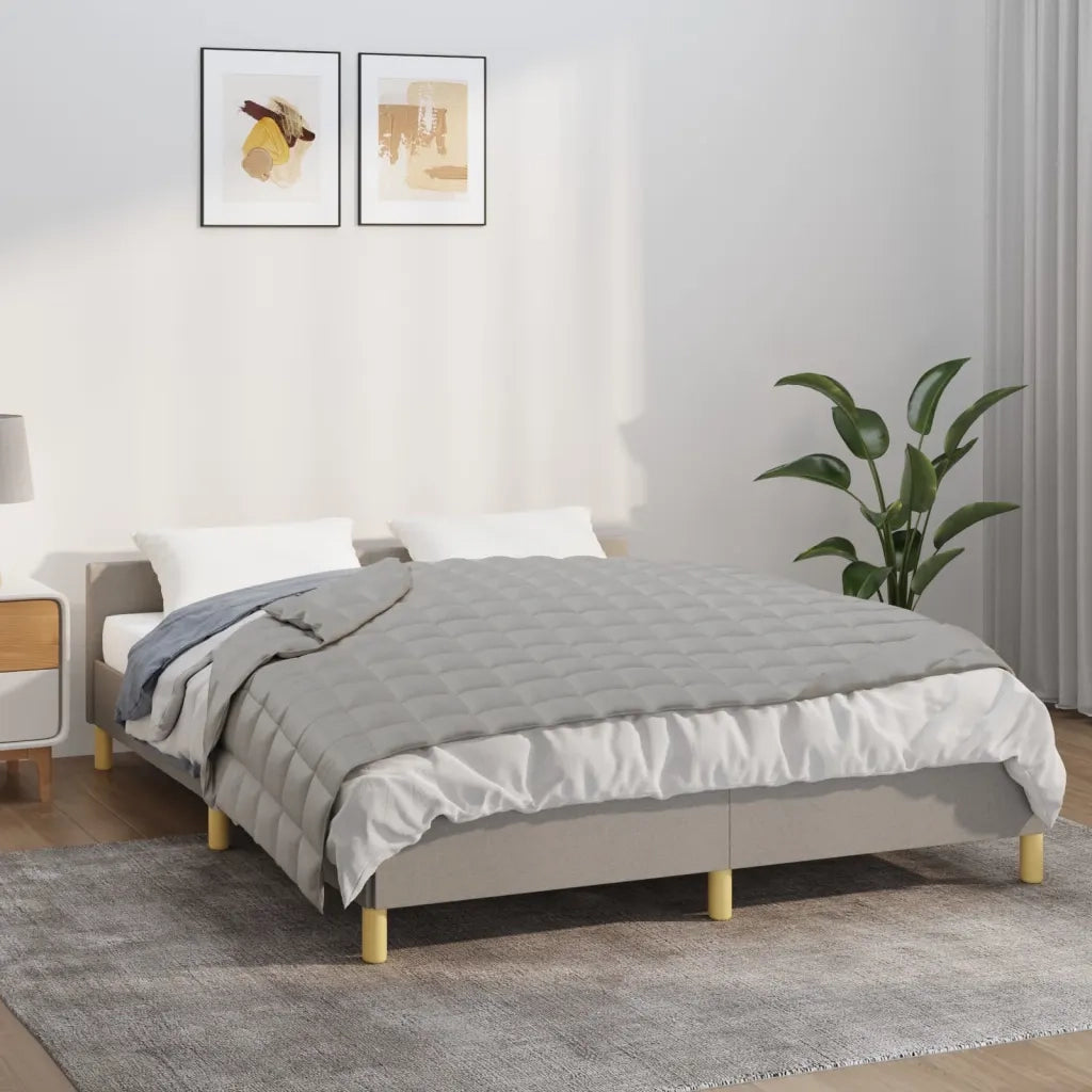Coperta Ponderata Grigia 152x203 cm 7 kg Tessuto
