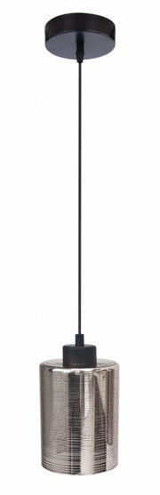 Lampada a sospensione Candellux COX Ø12 nero cromato