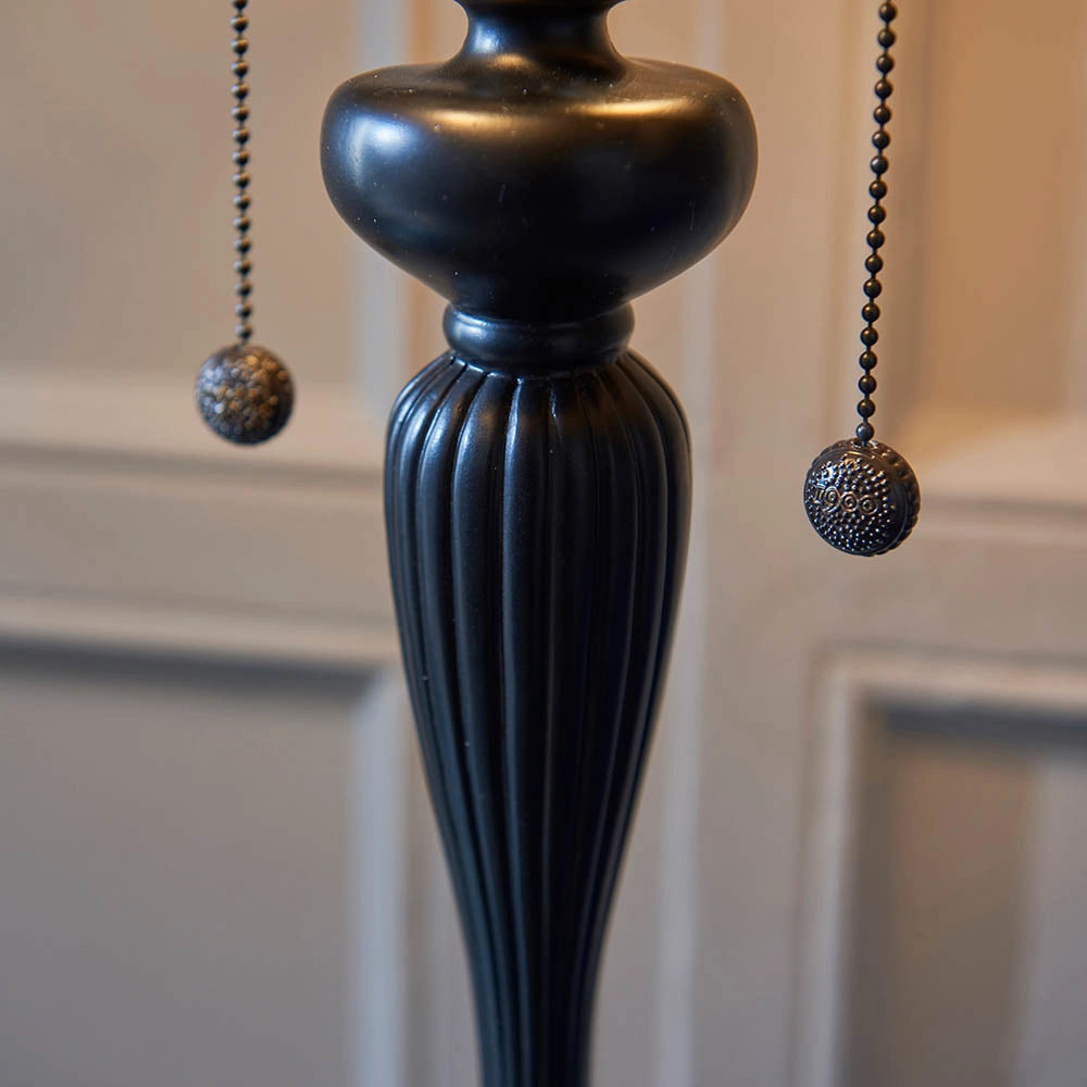 Lampada da terra Tiffany BROOKLYN vetrata 2xE27 dimmerabile