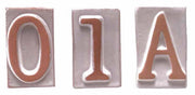 BL NUMERO CIVICO 1 IN TERRACOTTA 5X9 CM- 6,0 blister