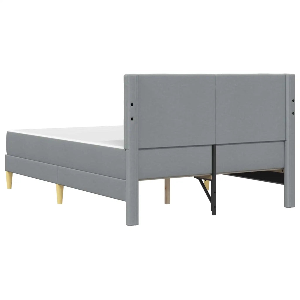 Struttura letto con materasso-Giroletto Grigio chiaro 120 x 190 cm 261128