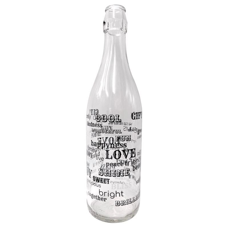 MAURY'S BOTTIGLIA IN VETRO LETTERING DA 1 LT