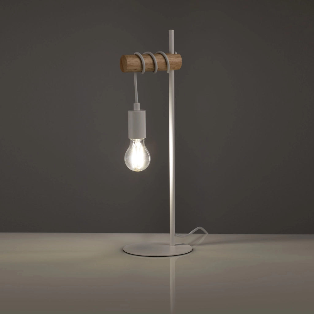 Lampada da tavolo CHLOE bianco
