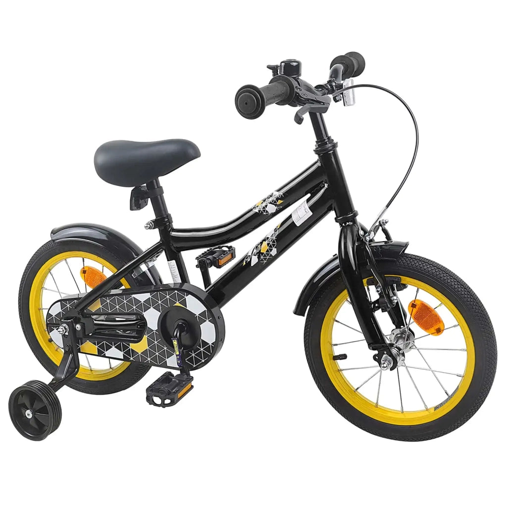 Bicicletta per Bambini | Bici per bambini 12 Pollici per bambini di 2-4 anni Nero
