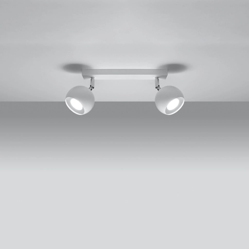 Lampada da soffitto OCULARE 2 bianco
