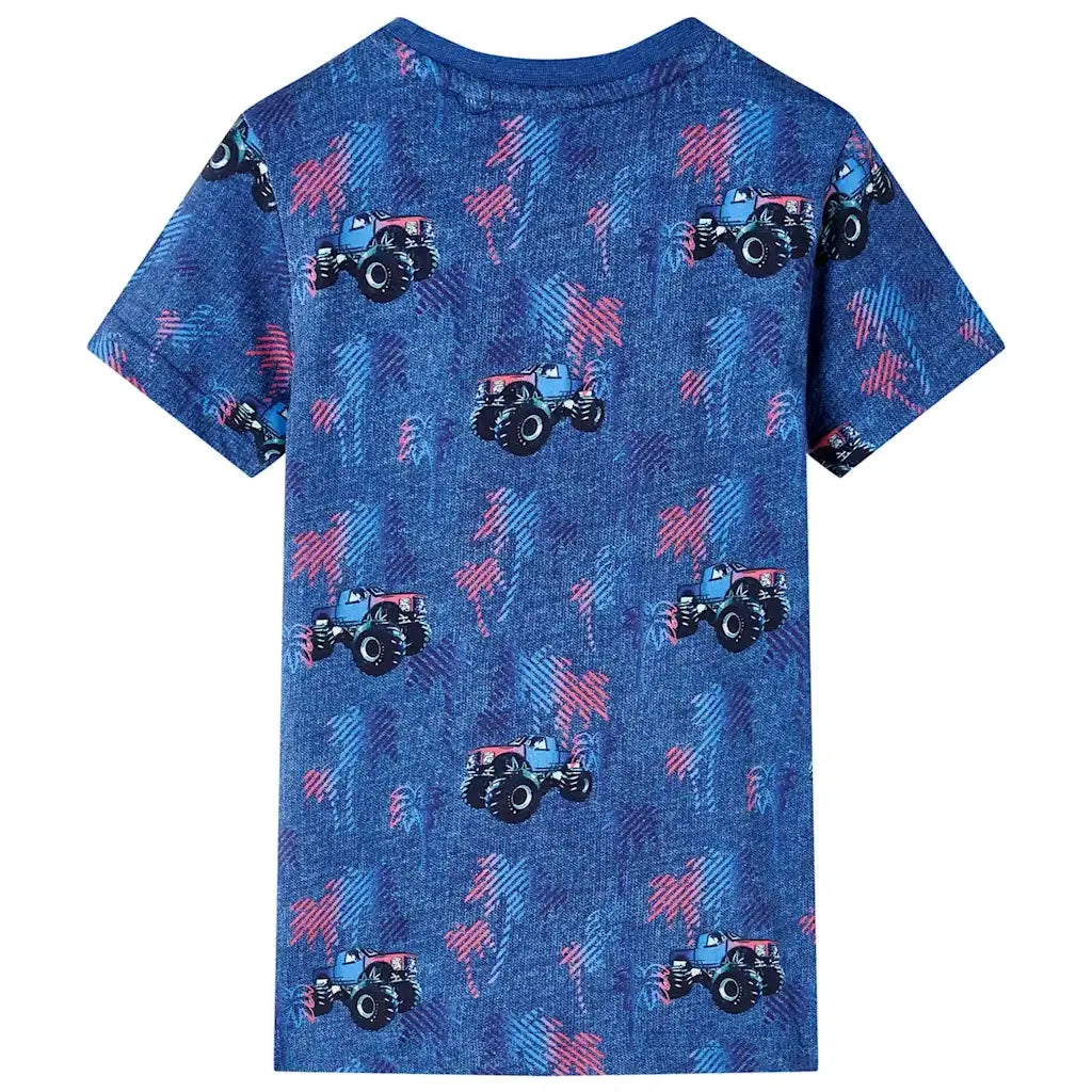 Maglietta da Bambino Blu Scuro M¨¦lange 104