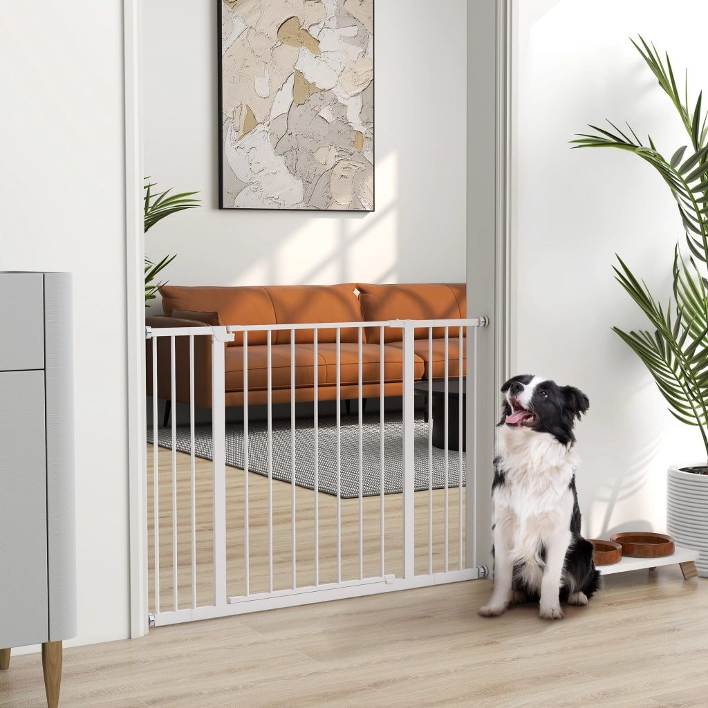 Cancello di Sicurezza per Scale e Porte ¨C zephmum ¨C Bianco 76-107 cm