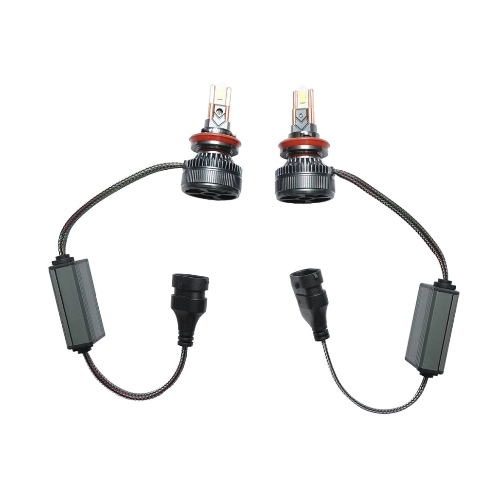 Set di 2 lampadine LED per auto H11, 60W, 12-36V, luce bianca fredda