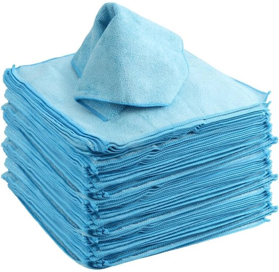 Set di 50 veli microflessibili da 30x30 cm - Blu