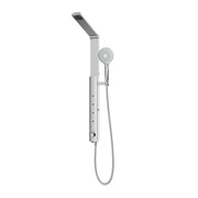Colonna doccia 3 getti con braccio doccia pieghevole cromata - serie Calla