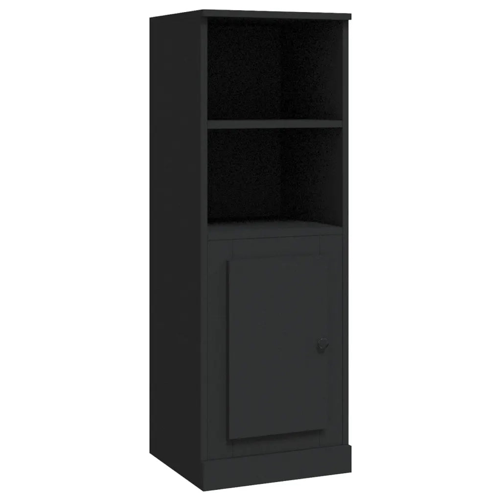 Credenza Nera 36x35,5x103,5 cm in Legno Multistrato 816321
