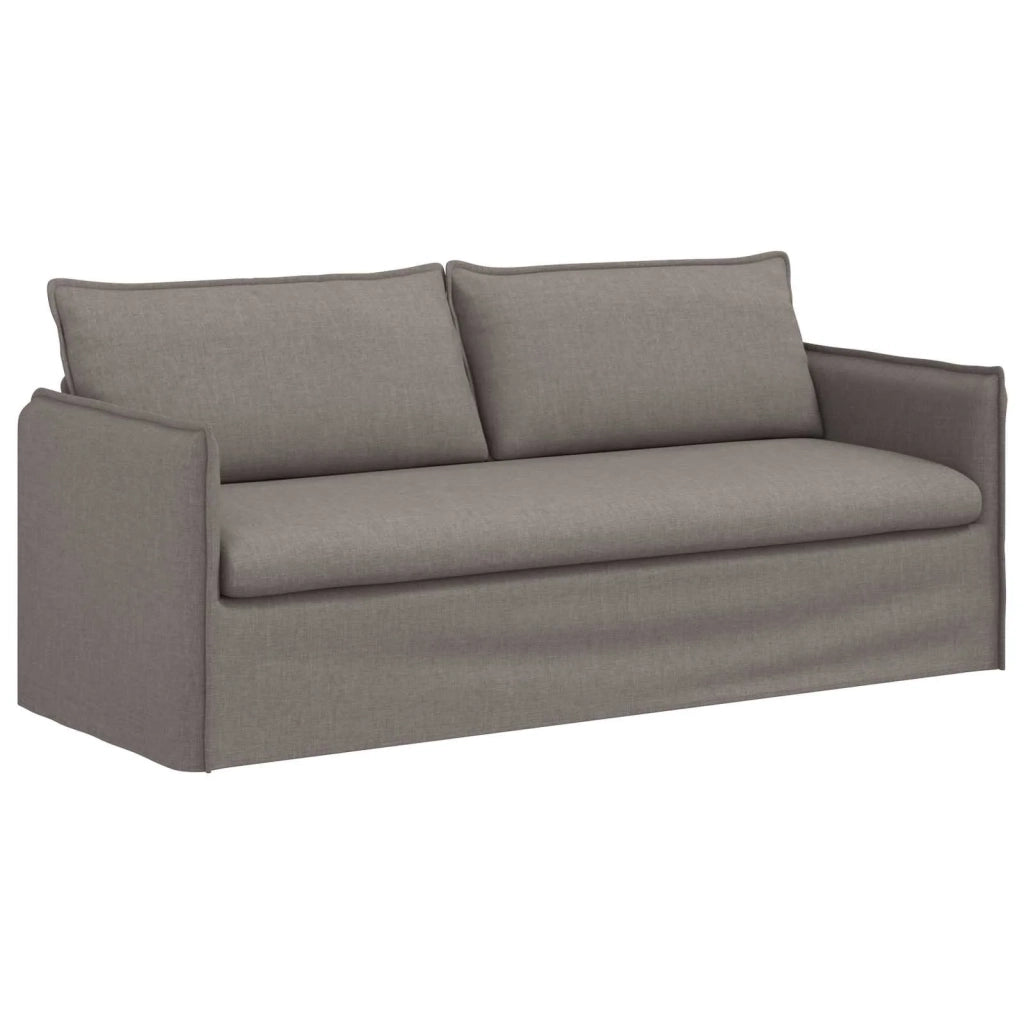 Set di divani 2 pcs Tortora 196 x 82 x 85 cm Tessuto 3407615