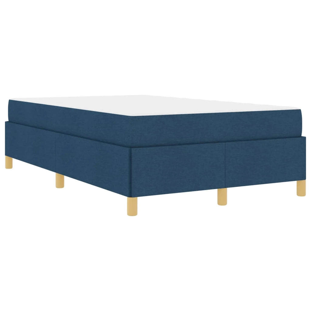 Struttura del letto con materasso Blu 120 x 200 cm Tessuto 3398933