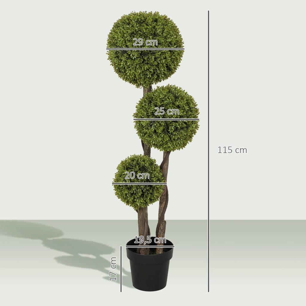 Buxus Artificiale ¨C Minimal ¨C Verde + Nero