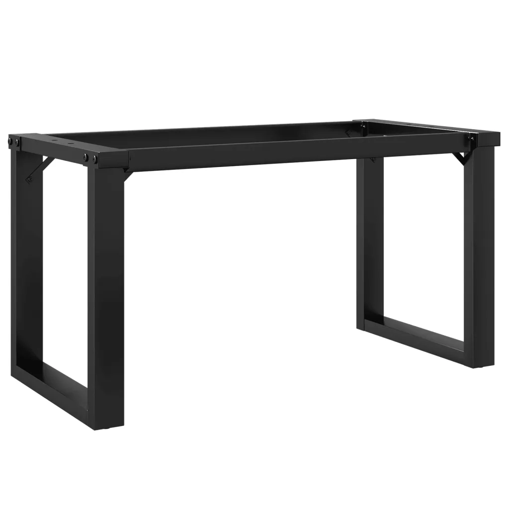 Telaio Gambe a O per Tavolino da Salotto 70x30x43 cm in Acciaio