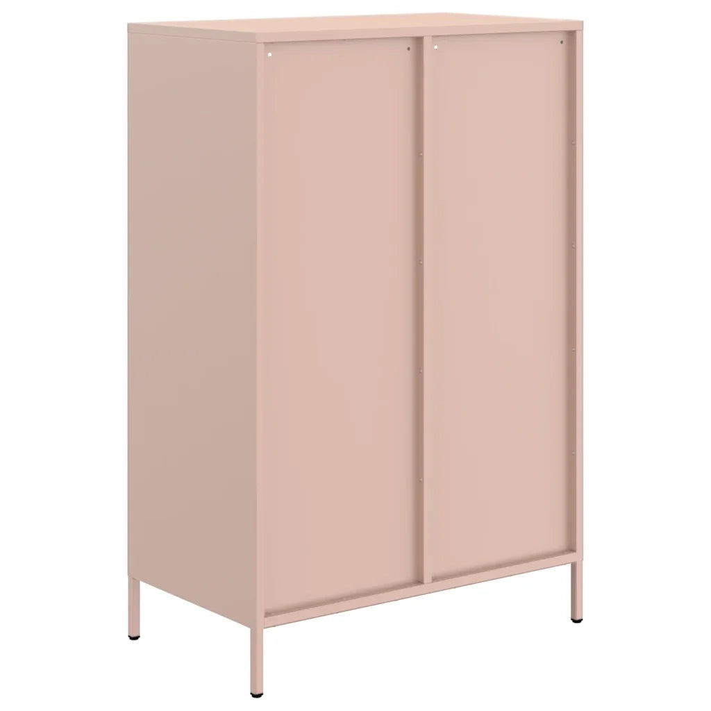 Credenza Rosa 68x39x101,5 cm in Acciaio