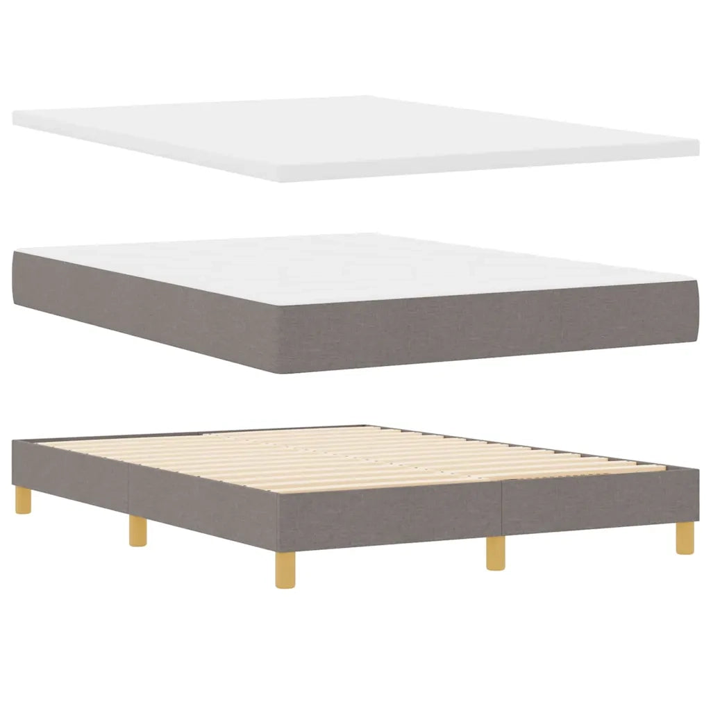 Letto a Sorgente LED con materasso Talpa 160 x 200 cm Tessuto