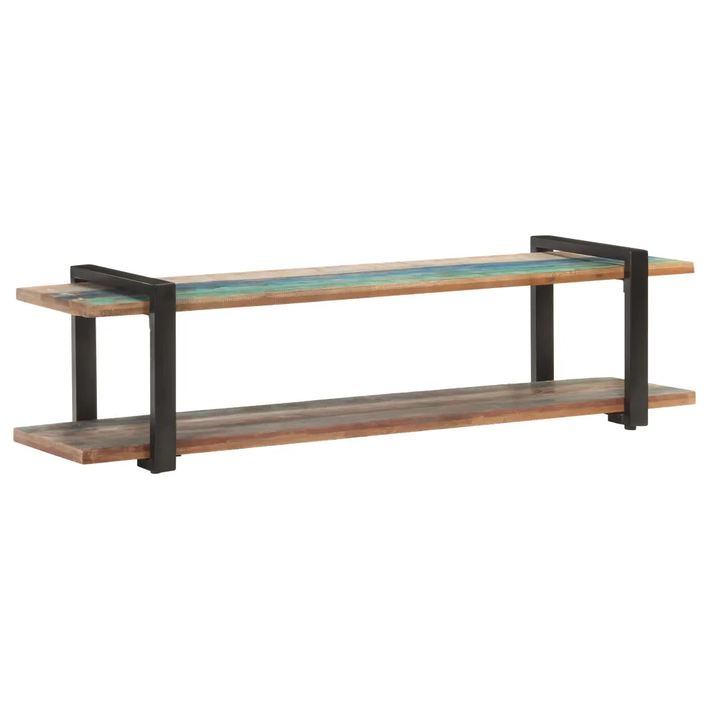 Mobile Porta TV-Credenza TV 160x40x40 cm in Legno Massello di Recupero