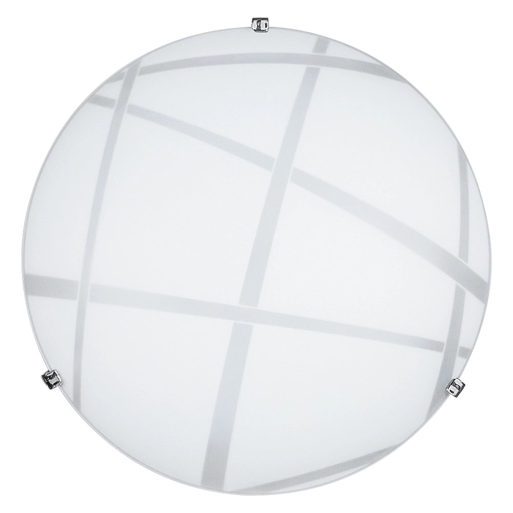 PLAFONIERA CON DECORAZIONE 'DARIO'' Ø 30 cm- 4 pezzi  - BricoGo
