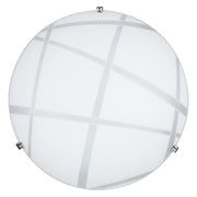 PLAFONIERA CON DECORAZIONE 'DARIO'' Ø 30 cm- 4 pezzi  - BricoGo