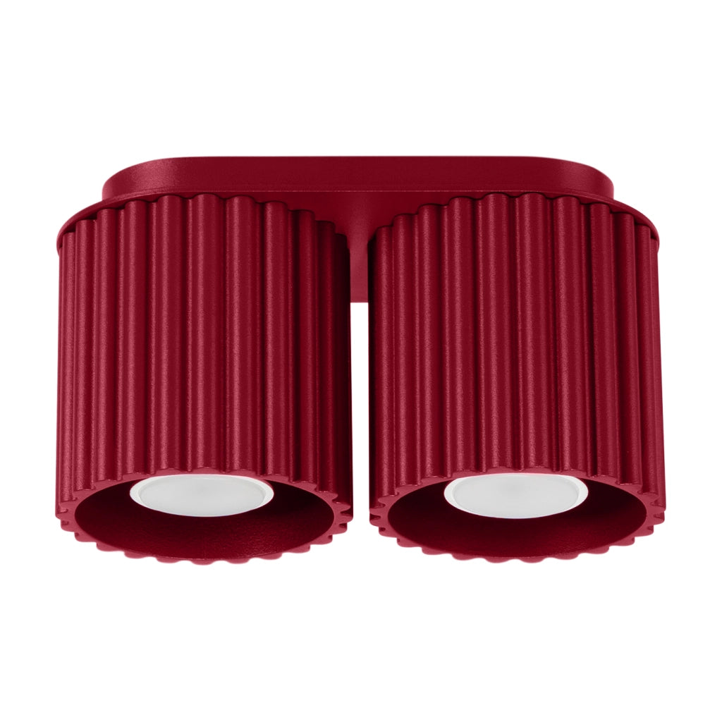 Lampada da soffitto AURA 2 bordeaux GU10