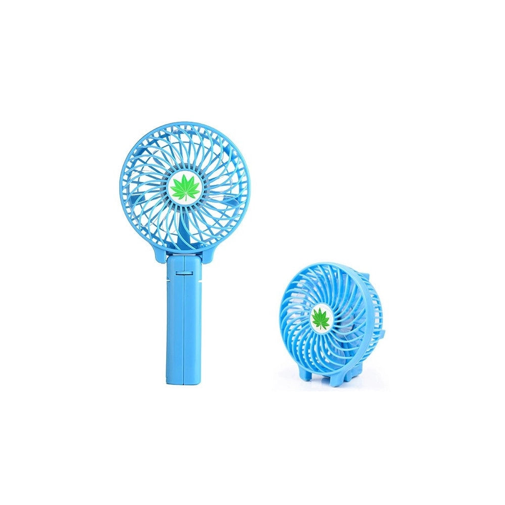 Trade Shop - Mini Ventilatore Elettrico Ricaricabile Con Micro Usb Reclinabile 180° Gradi -