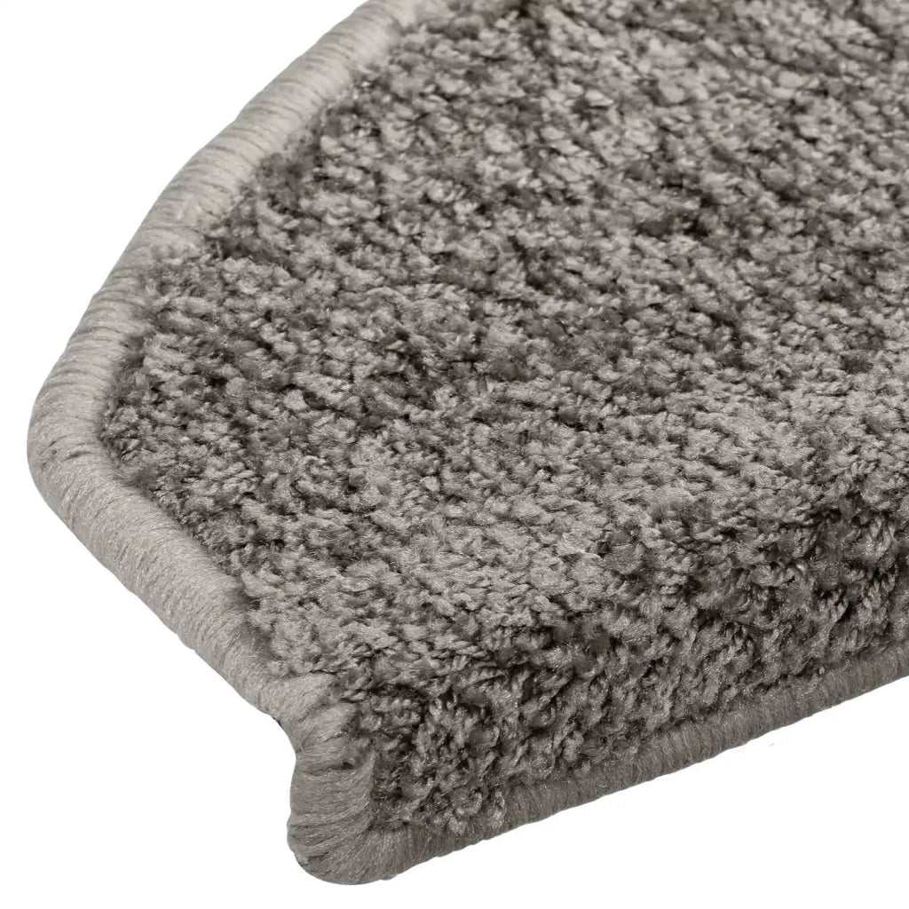 Tappetini per scale autoadesivi Semicircolare 15 pz | Gradini per Scale Grigio