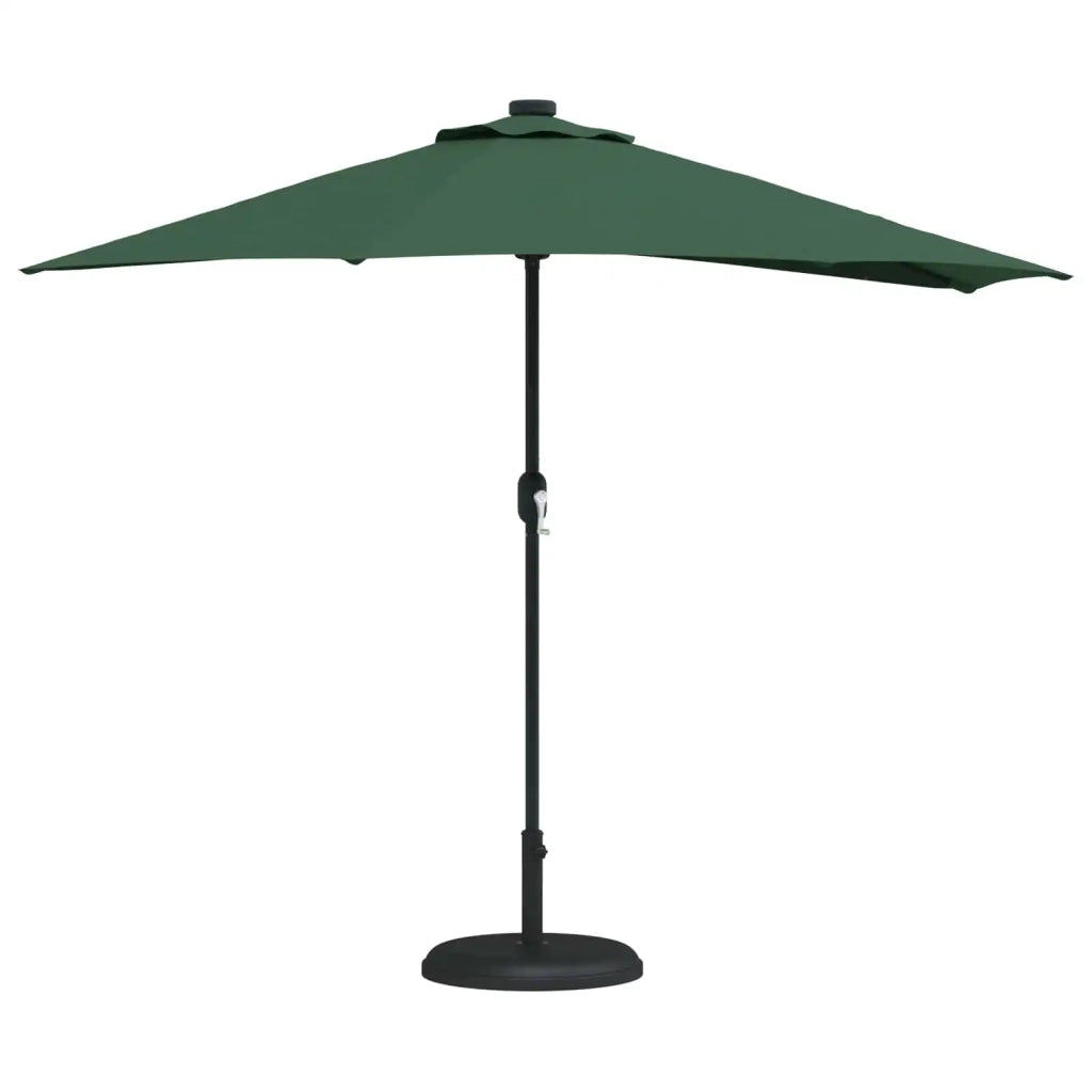 Ombrello da giardino Verde 294 x 150 x 224 cm 42003268