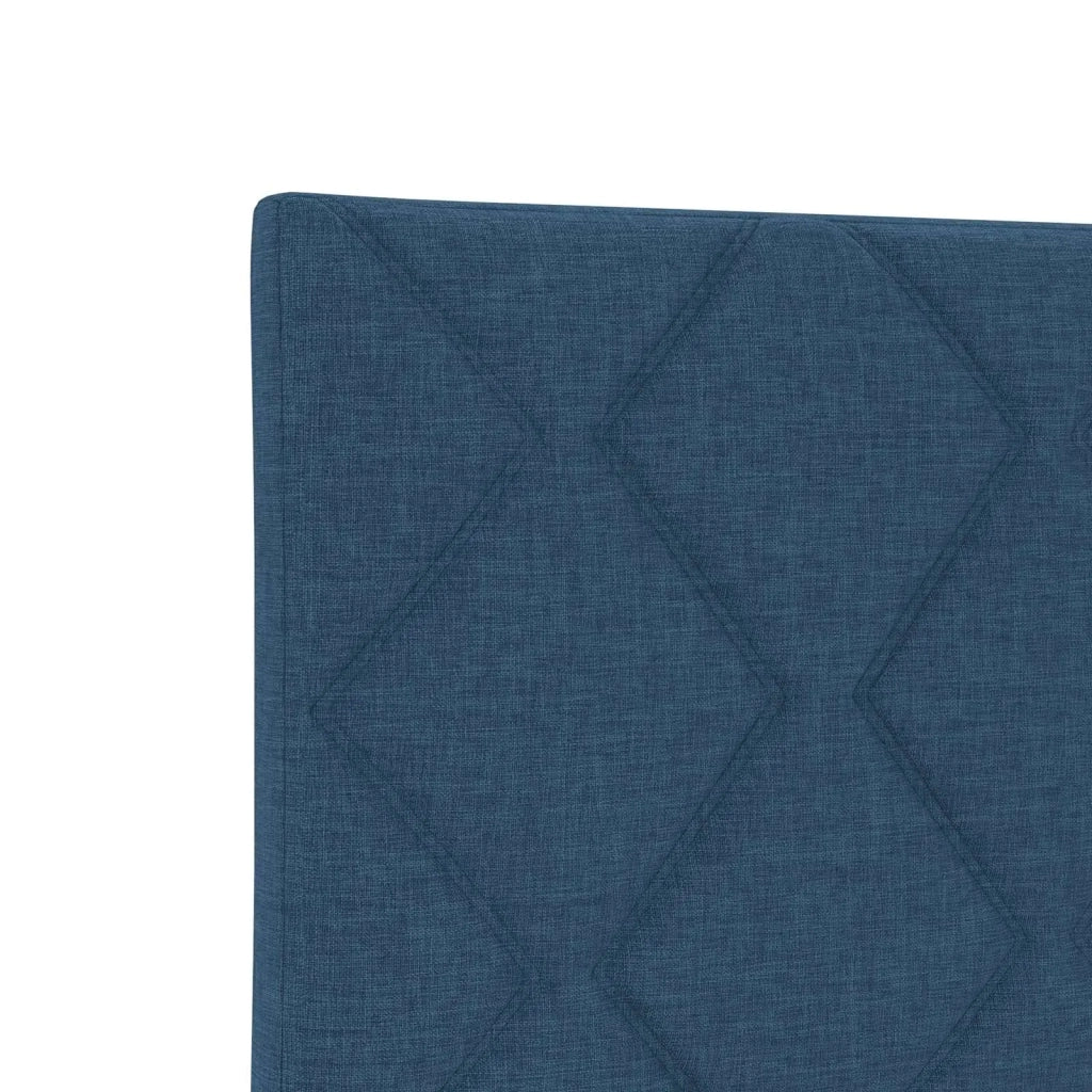 Letto box spring con materasso Blu 90 x 200 cm Tessuto 3450880
