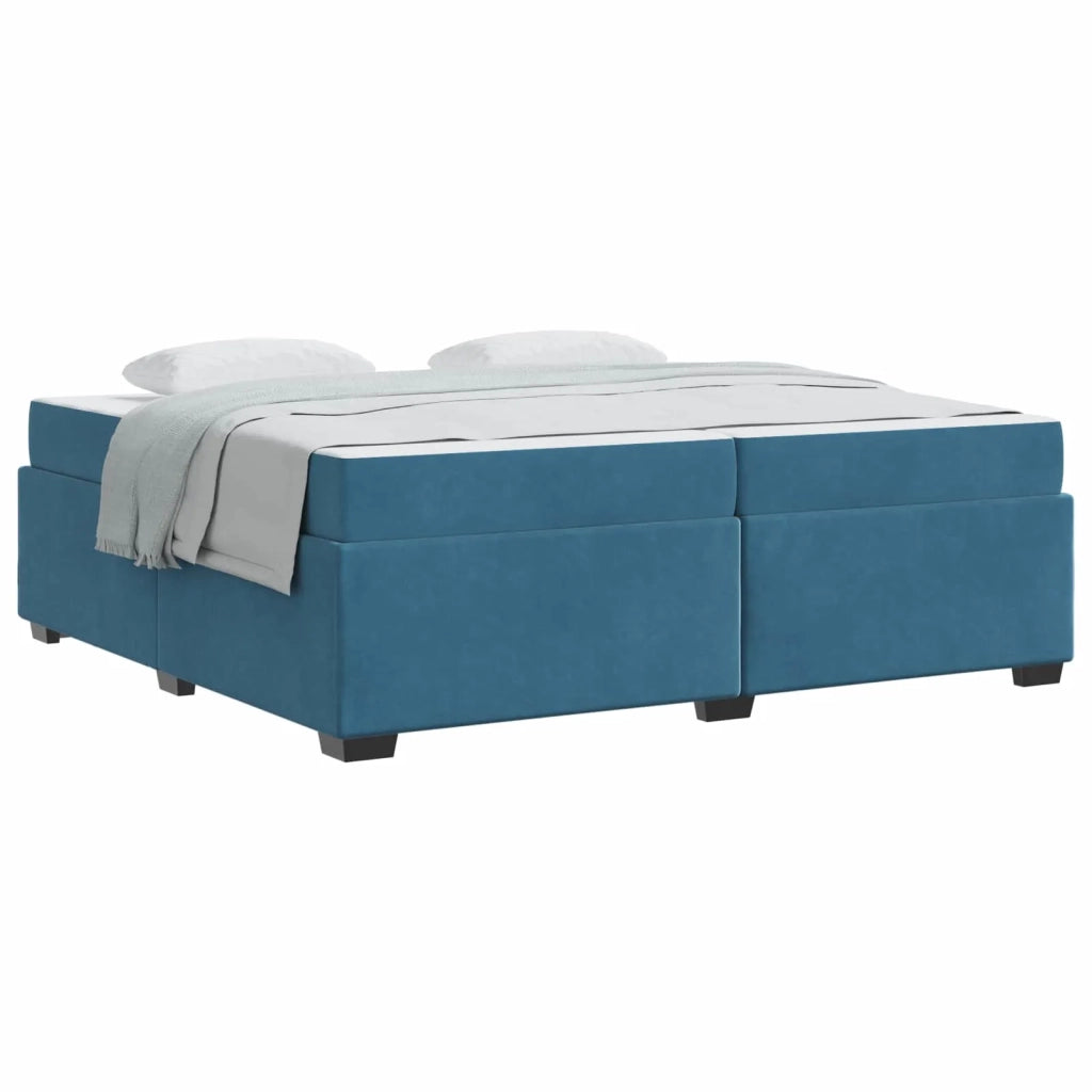 Struttura del letto Blu Scuro 200 x 200 cm Tessuto 3399312