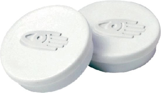 Magnetico per lavagna - Magnetico - 30mm - Bianco - Circolare