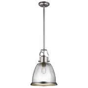 Lampada a sospensione Hobson Feiss nichel satinato E27