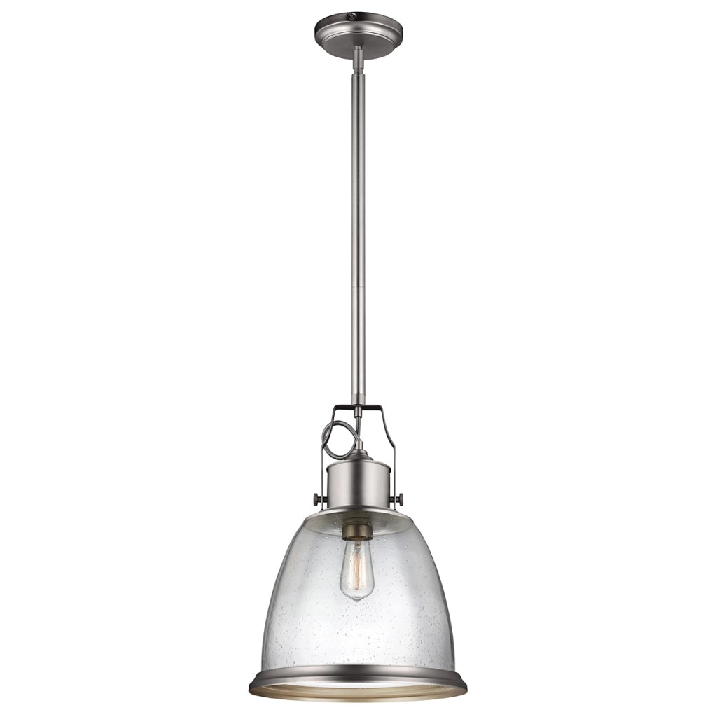 Lampada a sospensione Hobson Feiss nichel satinato E27