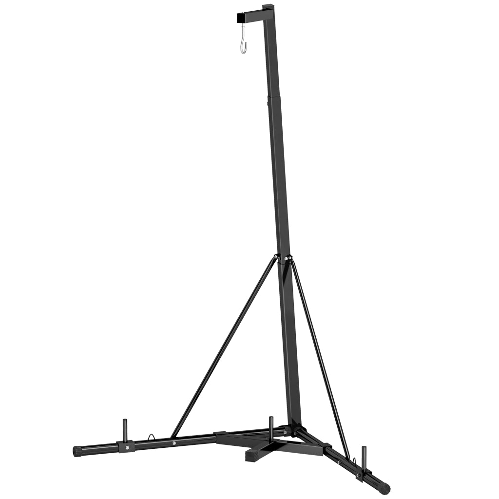 Supporto per sacco da boxe regolabile pieghevole ¨C Minimal ¨C nero acciaio