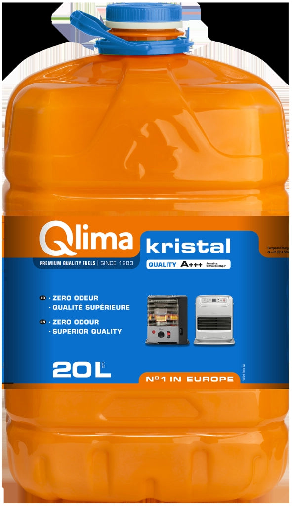Combustibile per stufe Kristal 20 lt, alta qualità inodore, adatto a tutte le marche di stufe a combustibile