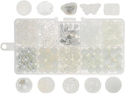 Bracciali in vetro 200 pezzi - decorazioni per collane - gioielli in vetro - accessori per DIY - materiale vetrario di alta qualità - texture jade - bracciali decorativi