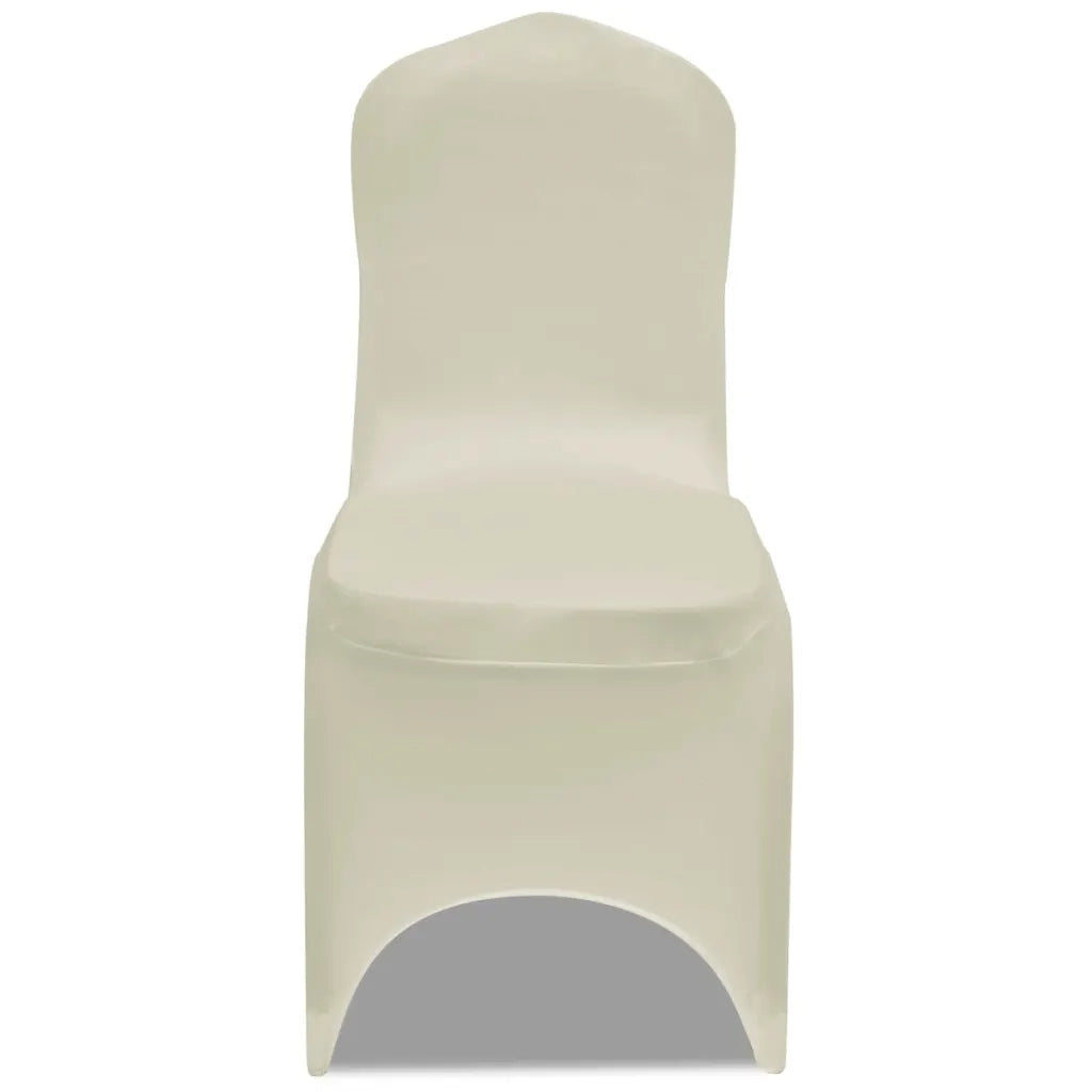 Coprisedia in Tessuto Elasticizzato Crema 6 pz cod mxl 49731