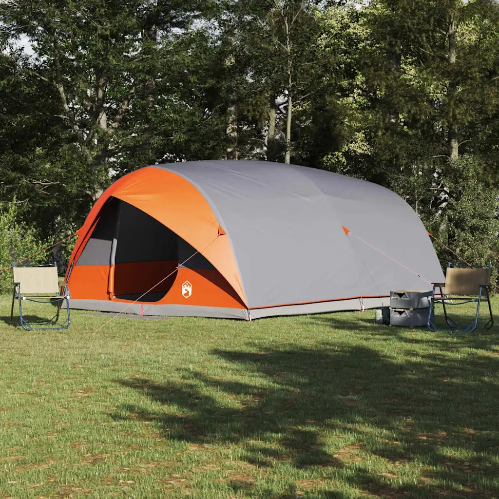 Tenda tunnel Grigio e arancione 500 x 348 x 200 cm taffet¨¤